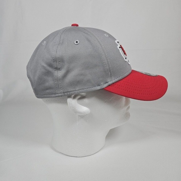 New Era Chiefs Hat 9FORTY Adjustable Cap NFL Football Red Gray - Picture 9 of 9